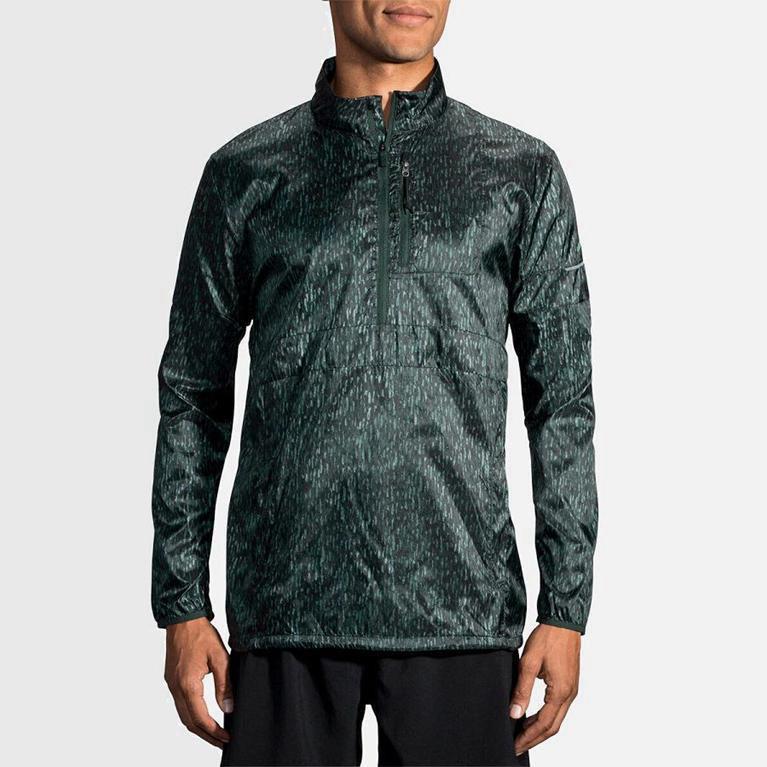 Brooks Lsd Pullover Mens Running Jackets - Green - Philippines (134790ELI)